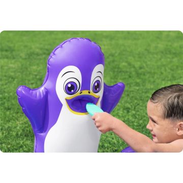 Piscina gonflabila pentru copii Bestway Polar Pals 134x131x73 cm cu jucarii gonflabile incluse, Material PVC rezistent, Capacitate 84 litri, Patch reparatie inclus Piscina gonflabila pentru copii Bestway Polar Pals 134x131x73 cm cu jucarii gonflabile incluse, Material PVC rezistent, Capacitate 84 litri, Patch reparatie inclus