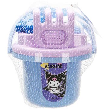 Set galetusa cu ustensile pentru plaja, Kuromi Set galetusa cu ustensile pentru plaja, Kuromi